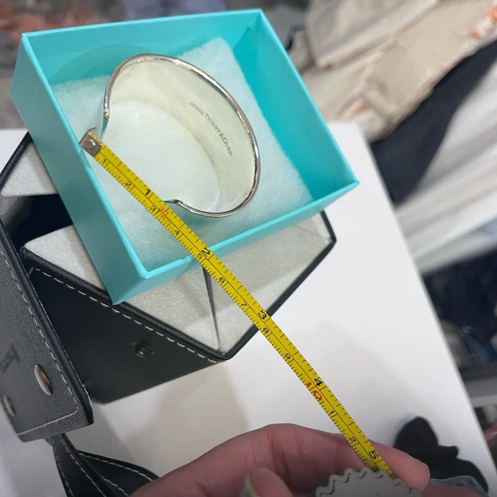 Tiffany & Co. Polished Sterling Silver Wide Cuff Bracelet - Picture 7 of 8